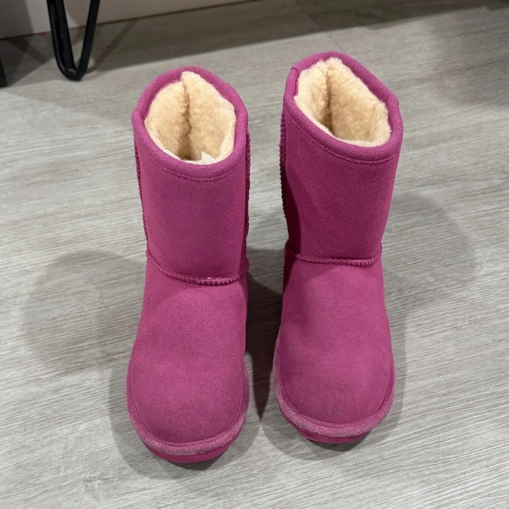 Bearpaw Sherpa lines boots for girls Pink/ Shearling Boots